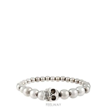 (해외배송) Alexander McQueen 알렉산더 맥퀸 스컬 볼 브레이슬릿 858374J160Y