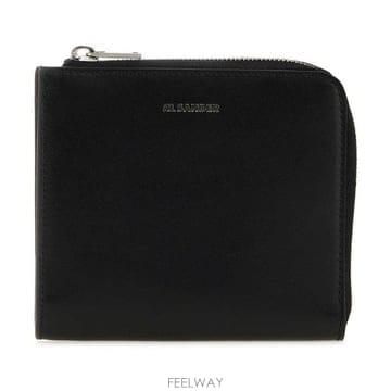 (해외배송) 질샌더 Jil Sander 로고 엠보싱 지퍼 카드홀더 J25UI0004P5995