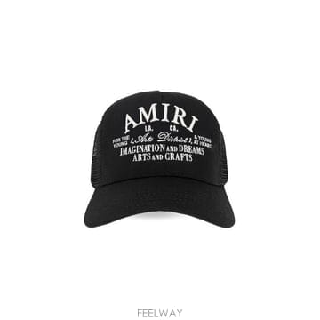 (해외배송) 아미리 Amiri 로고 자수 야구 모자 PXMAH001