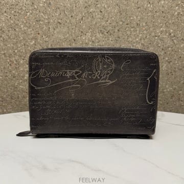 벨루티 이타우바 와이드 스크리토 지퍼 장지갑