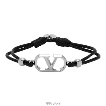 Valentino 26FW �߷�Ƽ�� V�ΰ� �극�̽��� 9Y2J0X85 KAZ 0NO26FW �߷�Ƽ�� V�ΰ� �극�̽��� 9Y2J0X85 KAZ 0NO