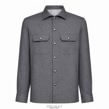 브루넬로 쿠치넬리 긴팔 셔츠 GREY