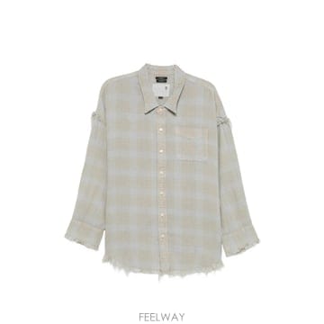 알써틴 롱 슬리브 버튼 셔츠