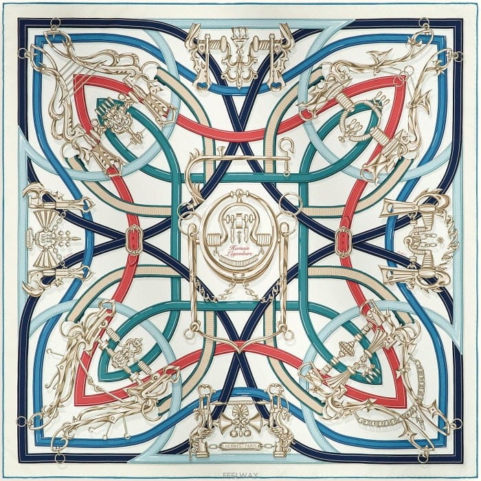 HERMES �����޽� �Ƹ��� ���嵥�� 100% ��ũ 90X90�(����) ������ ��ī��aa66711�����޽� �Ƹ��� ���嵥�� 100% ��ũ 90X90�(����) ��
