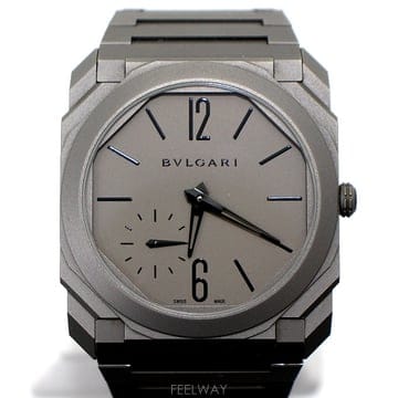 불가리 옥토 피니시모 그레이 티타늄 40mm