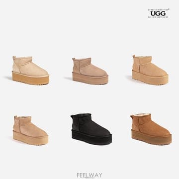 호주어그 오즈웨어 26FW 울트라미니플랫폼 5cm 양털부츠 어그부츠 OB658PP