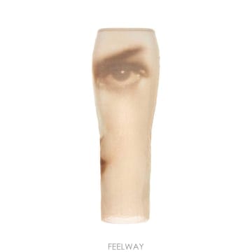 장폴 고띠에 메쉬 롱 스커트 프린트 페이스