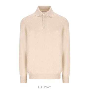 26 FW 브루넬로 쿠치넬리 폴로 칼라 니트 스웨터 CFV79 M2200295