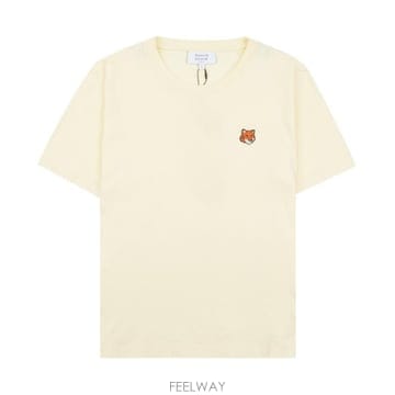 메종키츠네 PW00113KJ7026 0424 폭스 헤드 레귤러핏 반팔 티셔츠