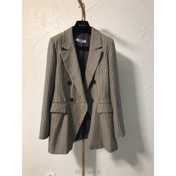 Max Mara �󳪹��ܿ�100% üũ���϶󳪹��ܿ�100% üũ����