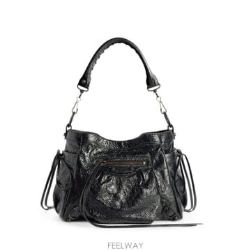 [비엔비명품관] BALENCIAGA 발렌시아가 여성 르 시티 스몰 버킷백 크로스백