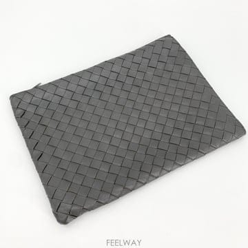 보테가베네타 인트레치아토 도큐먼트 클러치 라지