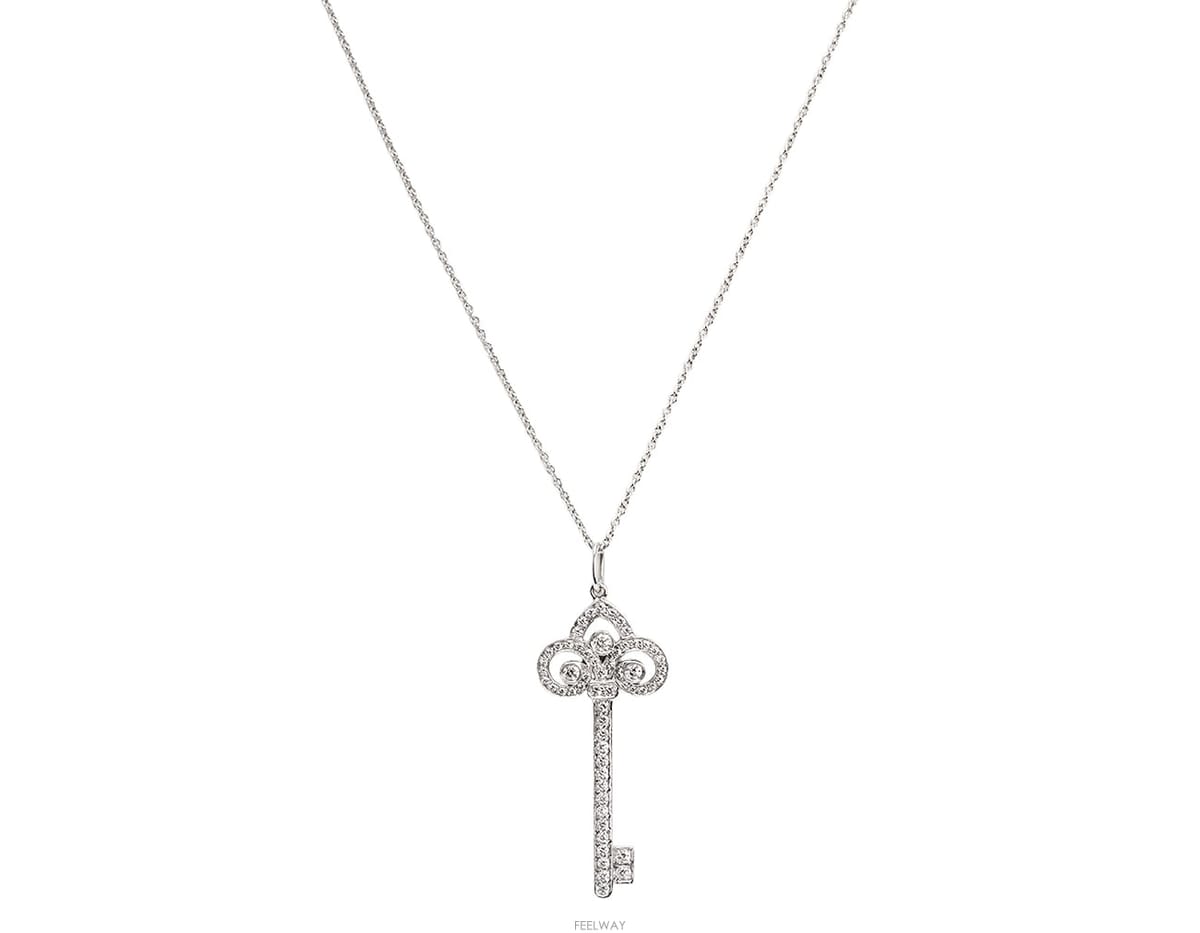 TIFFANY & Co [�׶��ĸ�]Ƽ�Ĵ� �÷ڸ� �� ���� Ű ���Ʈ �÷�Ƽ�� ���̾Ƹ�� 77545[�׶��ĸ�]Ƽ�Ĵ� �÷ڸ� �� ���� Ű ���Ʈ �÷�Ƽ�� ��