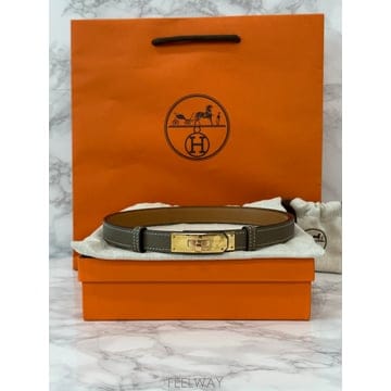 [풀구성] 에르메스 켈리 벨트 에토프 로즈골드 앱송 18mm