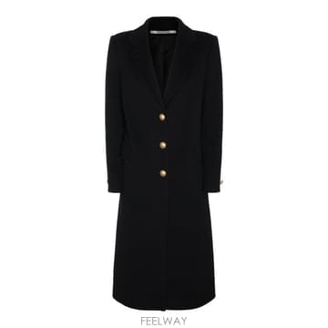 딸리아또레 블랙 버진 울 롱 코트 AMANDA350001N5051 B0482269880
