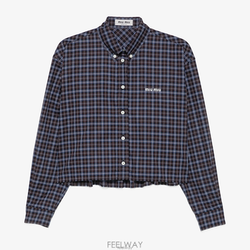그란데비타 26FW 해외 미우미우 여성 셔츠 MK165919U3F057W