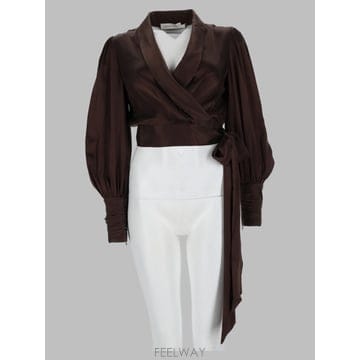 26 F/W 짐머만 BLUSA 랩 인 SETA 4913TF26R_BC B0042270022