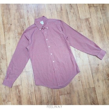 브룩스브라더스(Brooks Brothers) 논아이론 체크셔츠 90-95 새상품