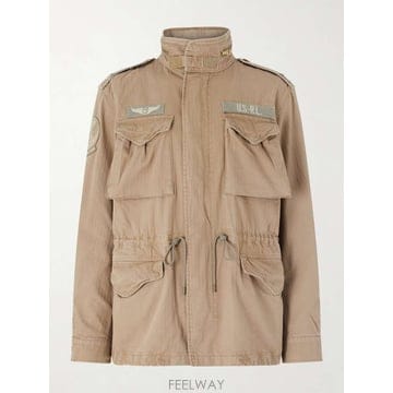 폴로 랄프로렌 DETAILEDEMBROIDERED 코튼해링본 자켓  B0082270151