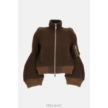 사카이 블루종 울 니트