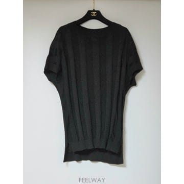 엠 미쏘니 M MISSONI 입체 스트라이프 니트