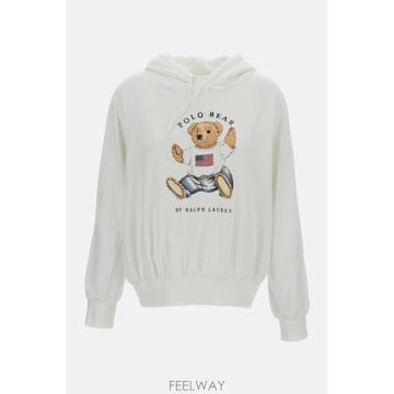 랄프로렌 폴로 랄프로렌 후드 스웨트셔츠 화이트