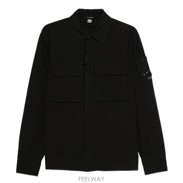 26SS 씨피컴퍼니 오가닉 개버딘 남성 셔츠 자켓 20CMOS156A 110143G 999