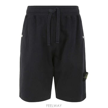 스톤아일랜드 와펜 패치 남성 반바지 801563460 V0020