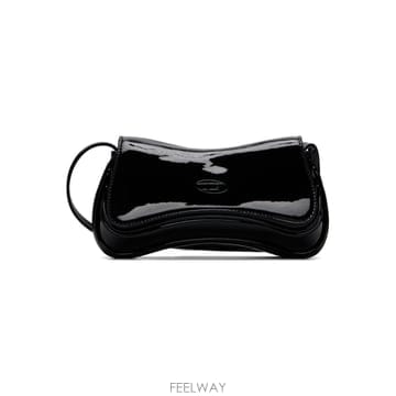 디젤 블랙 스몰 플레이 글로시 크로스 숄더백 X10521 P6255 TP876542226