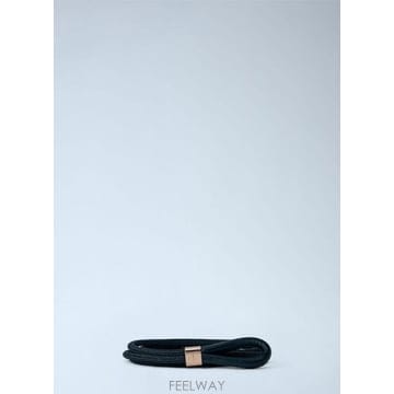 26 FW 막스마라 여성 꼬임 가죽 벨트 max0265097blk