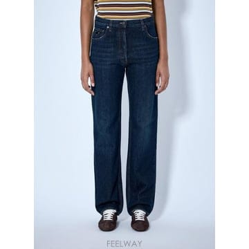 26 FW 프라다 여성 일자 핏 워시드 데님 진 pra0265007blu