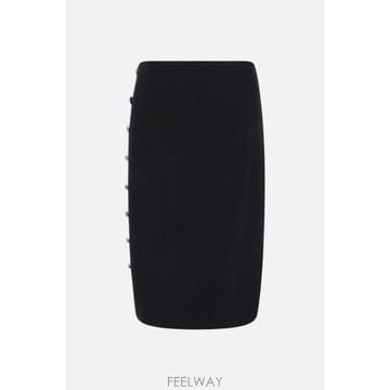 [E32]베르사체 10269161A133621B000 여성 스커트 치마 VERSACE stretch cady