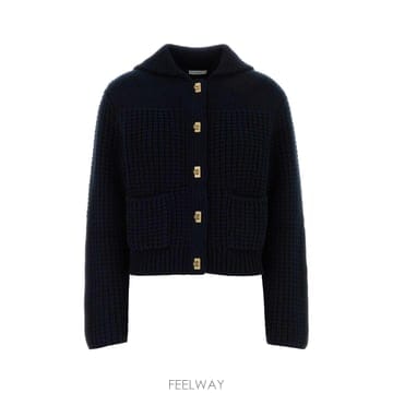 [X45]페라가모 13I549796045 NEWNAVY 여성 스웨터 니트 가디건 Navy blue wool 