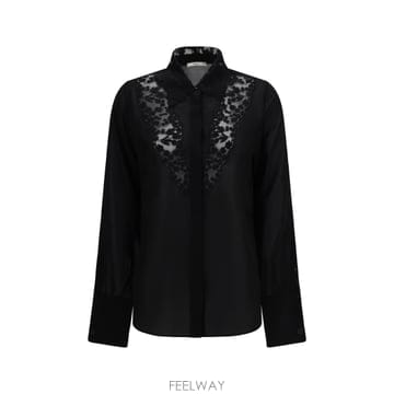 [K68]펜디 FS8381B1UK F0QA1 여성 셔츠 남방 긴팔 반팔 블라우스 Georgette Shirt