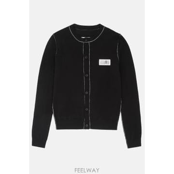 [B4] MM6 메종 마르지엘라 S52HP0044M13037900 니트 스웨터 풀오버 점퍼 여성