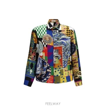 Versace �ؿ� ���¸���� AW26 ������ü ���� �޵λ� ����Ʈ ��ũ Ʈ�� ���� 10245201A19270_5X000�ؿ� ���¸���� AW26 ������ü ���� �޵λ� ����Ʈ ��ũ 