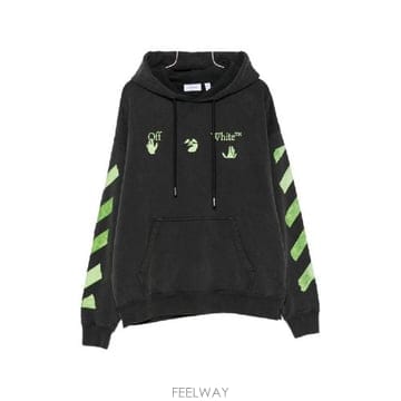 Off White �׶�����Ÿ �ؿ� ����ȭ��Ʈ ���� BACCO ARROW SKATE COTTON HOODIE OMBB085F26�׶�����Ÿ �ؿ� ����ȭ��Ʈ ���� BACCO ARROW SKATE COTT