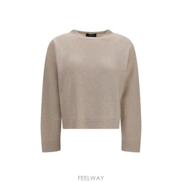 해외 이태리배송 AW26 파비아나 필리피 여성 캐시미어 크루넥 스웨터 MAD216F016N900_0167
