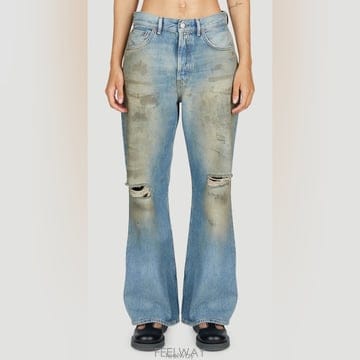 26 FW Worn In 원 인 디스트레스트 데님 진 라이트 블루 A00402 AUZ