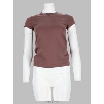 26 F/W 릭오웬스 티셔츠 크롭 레벨 T RP02F5235_JA86 B0042270800