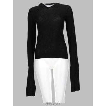 26 F/W 릭오웬스 티셔츠 크롭 후드 RIB LS T RP02F52 B0042270874