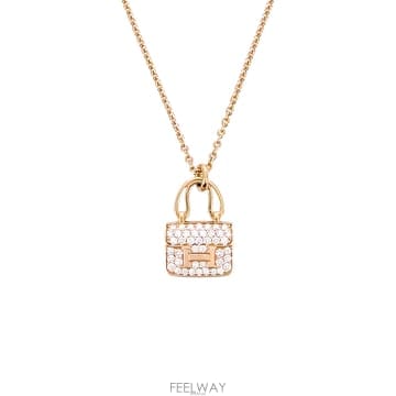 HERMES [������] �����޽� �ܽ�ź�� �ƹķ��� ���Ʈ ��ũ���� 18K ������ ���̾Ƹ�� 6HA0[������] �����޽� �ܽ�ź�� �ƹķ��� ���Ʈ ��ũ���� 18