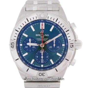 [상태최상] 브라이틀링 크로노맷 M05 AB0134 42MM 그린판 크로노그래프 시계