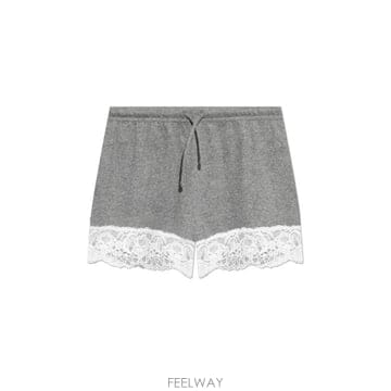 (해외배송) 베트멍 베트멍 레이스 디테일 드로스트링 쇼츠 WE76SS426G1202