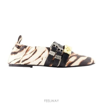 26 F/W 가니 SUE 트리플 발레슈즈 플랫슈즈 GANNI 신세틱  B0732261784