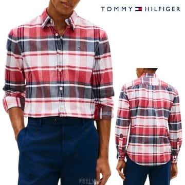 TOMMY HILFIGER Ÿ�����ǰ� ���� ���� üũ���� �������� ���� ����Ÿ�����ǰ� ���� ���� üũ���� �������� ���� ����