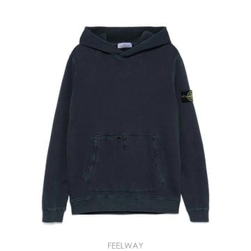 스톤아일랜드 올드 이펙트 남성 후드 티셔츠 811561041 V0120