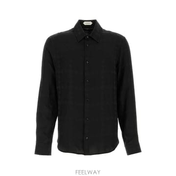 베르사체 INFORMAL 셔츠 메두사 빈티지 실크 크레페 사틴 JA B0442274503