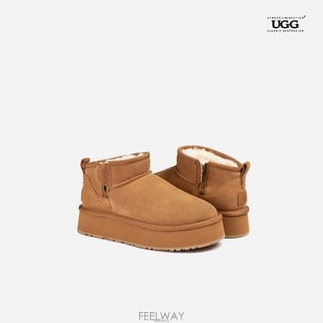 호주어그 오즈웨어 26FW 양베리 지퍼 플랫폼 양털부츠 어그부츠 OB852P