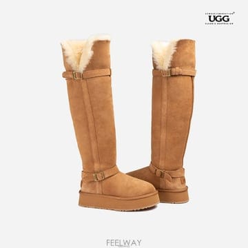 호주어그 오즈웨어 26FW 클래식 톨 버클 플랫폼 양털부츠 어그부츠 OB848